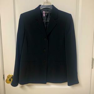3 piece Kasper Black Suit. Size 8P